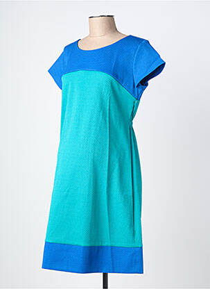 Robe maternité stretch bleu POMKIN femme
