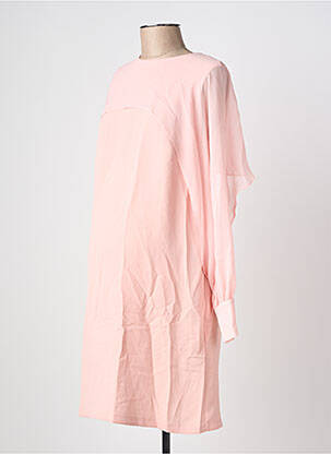 Robe maternité col rond rose PIETRO BRUNELLI femme