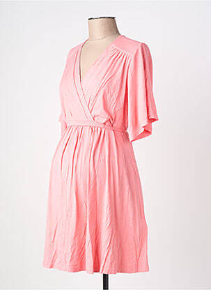 Robe maternité stretch rose SERAPHINE femme