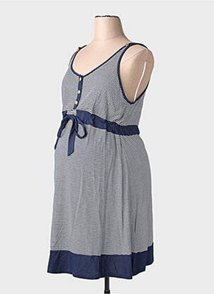 Robe maternité stretch bleu SERAPHINE femme