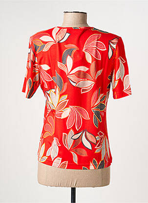 T-shirt stretch manches courtes rouge GRIFFON femme