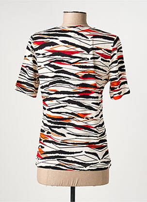 T-shirt stretch manches courtes noir GRIFFON femme