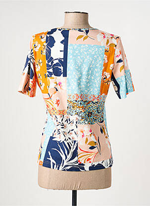 T-shirt stretch manches courtes orange GRIFFON femme