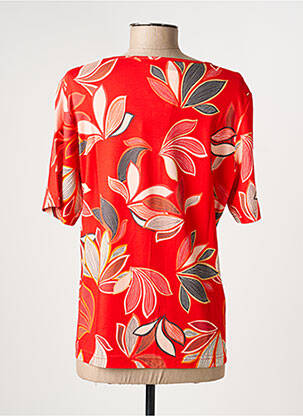 T-shirt imprimé fantaisie manches courtes rouge GRIFFON femme
