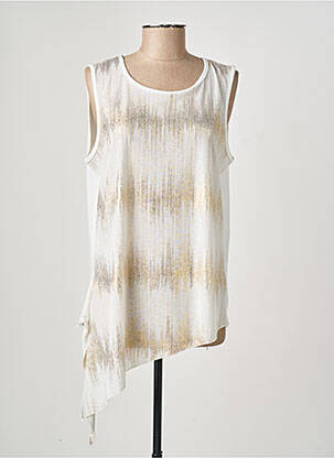 Top stretch sans manche or NURIA VILARDAGA femme
