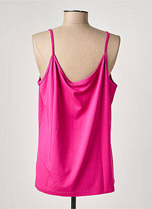 Top tissage jersey fines bretelles rose GRIFFON femme