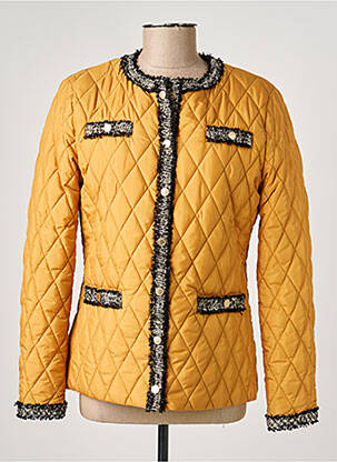 Doudoune poches sans capuche jaune CONCEPT K femme