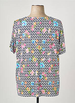 T-shirt stretch manches courtes bleu TELMAIL femme
