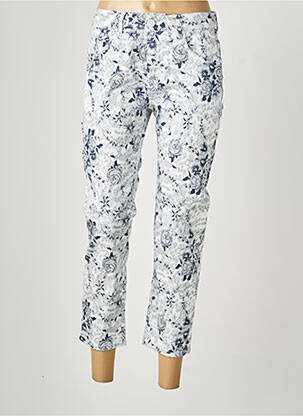Jeans coupe slim stretch taille normale bleu S.QUISE femme