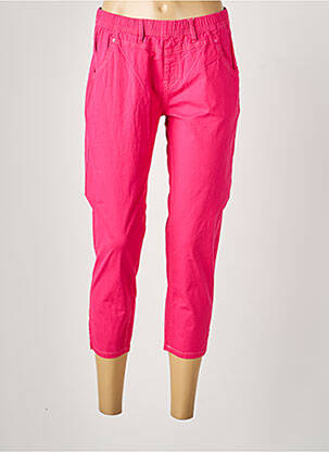 Jegging tissage popeline taille basse rose S.QUISE femme
