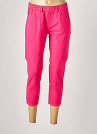 Jegging tissage popeline taille basse rose S.QUISE femme