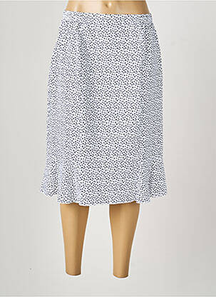 Jupe mi-longue taille normale bleu GRIFFON femme
