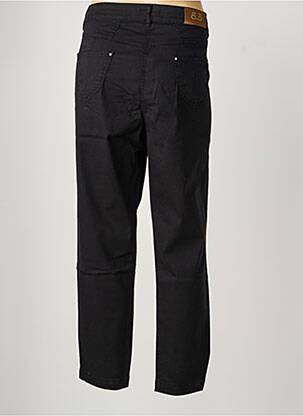 Pantalon droit stretch taille normale noir PAUL BRIAL femme