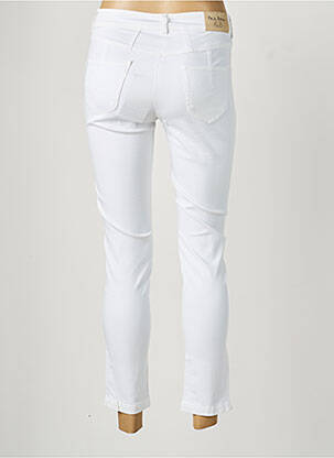 Pantalon 7/8 stretch taille normale blanc PAUL BRIAL femme