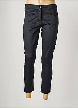 Pantalon 7/8 stretch taille normale noir PAUL BRIAL femme