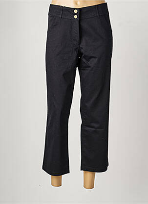 Pantacourt stretch taille normale noir PAUL BRIAL femme
