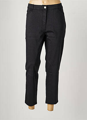 Pantalon 7/8 stretch taille normale noir PAUL BRIAL femme