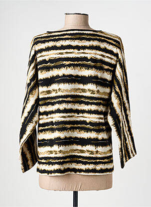 Pull coupe droite manches longues noir LE PETIT BAIGNEUR femme
