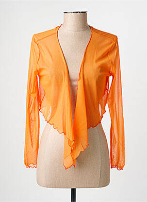 Boléro légère et transparente orange EVALINKA femme