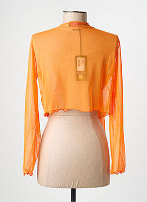 Boléro légère et transparente orange EVALINKA femme