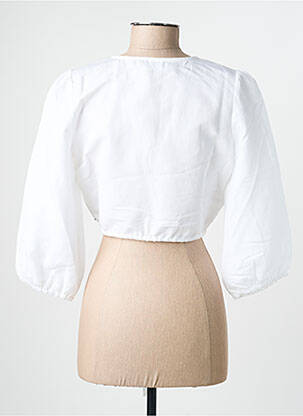 Boléro fermeture liens à nouer blanc SURKANA femme