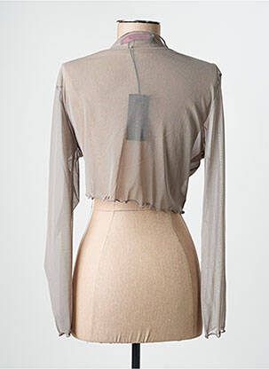 Boléro légère et transparente gris EVALINKA femme