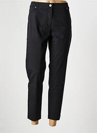 Pantalon 7/8 stretch taille normale noir PAUL BRIAL femme