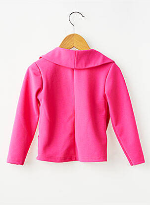 Veste casual coupe droite rose MAELYS PARIS fille