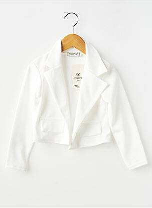Blazer coupe droite blanc MAELYS PARIS fille