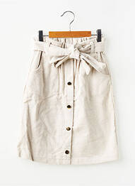 Jupe mi-longue beige CHICAPRIE fille