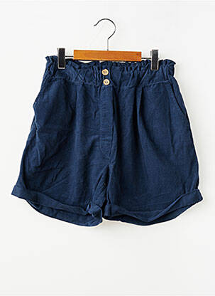 Short poches taille élastique bleu MINI MIGNON fille