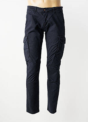 Pantalon cargo slim taille normale bleu G.9 homme