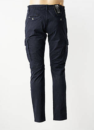 Pantalon cargo slim taille normale bleu G.9 homme