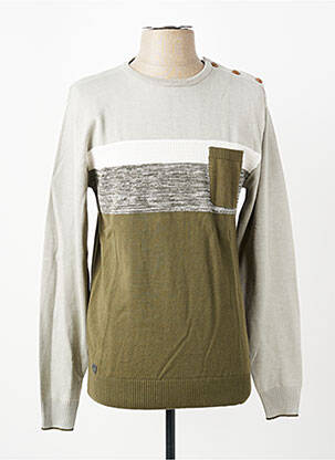 Pull stretch manches longues vert RMS26 homme