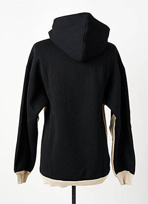 Sweat-shirt à capuche manches longues manches longues noir AARHON homme