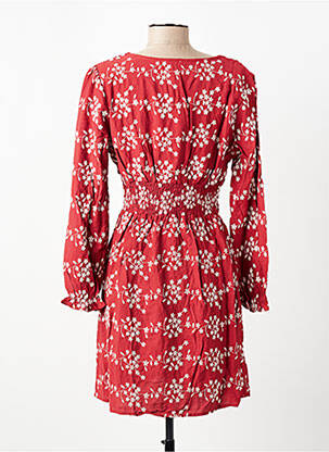 Robe courte manches longues manches longues rouge BY ONE femme