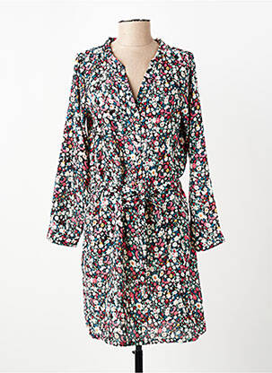 Robe courte manches longues manches longues noir BY ONE femme