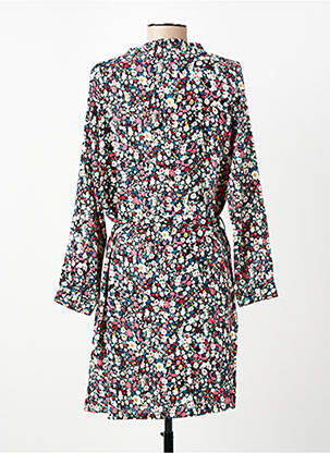 Robe courte manches longues manches longues noir BY ONE femme