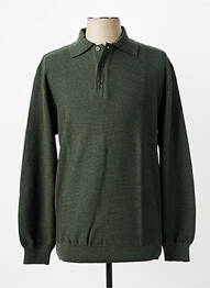 Pull stretch manches longues vert BERAC homme