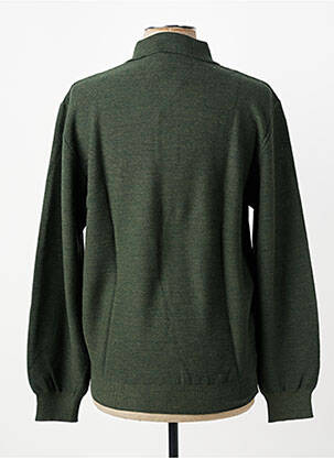 Pull stretch manches longues vert BERAC homme