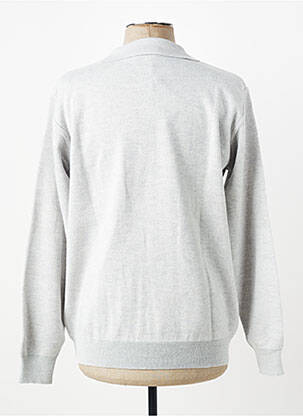 Pull stretch manches longues gris BERAC homme