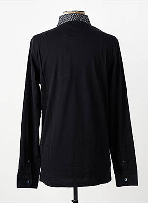 Polo manches longues manches longues noir MISE AU GREEN homme