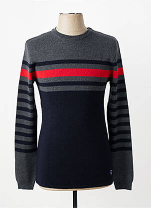 Pull stretch manches longues bleu ARMOR LUX homme