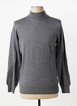 Pull tissage chiné manches longues gris OLIVER HOLTON homme