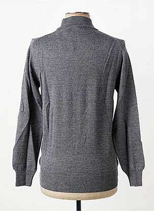 Pull tissage chiné manches longues gris OLIVER HOLTON homme