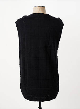 Pull col v sans manche noir MEXX homme