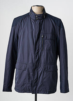 Coupe-vent manches longues a capuche bleu COFOX homme