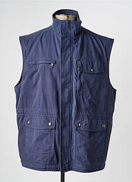 Gilet sans manche doublure bleu THOMAS GOODWIN homme