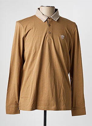 Polo manches longues manches longues beige IZAC homme