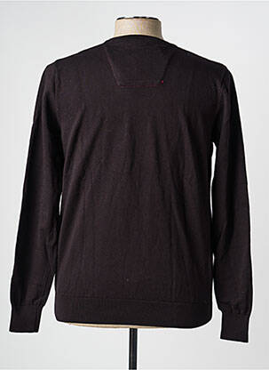 Pull col v manches longues noir TOM TAILOR homme